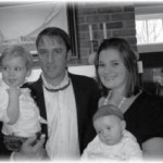 My family, my wife Katie, our 2 year old son Liam, and 3 month old  daughter Irene