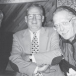 L to R - Tatham ‘56, Cook ‘57, Marten ‘54 ... Lunch in Butler, PA Circa 1994