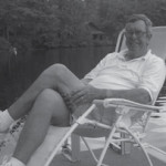 Jim Davies ’56 at his Massachusetts cottage.